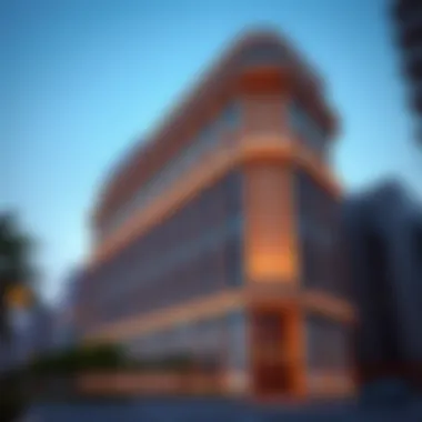 Stunning exterior view of the Darwish Bin Ahmed Building showcasing its architectural elegance