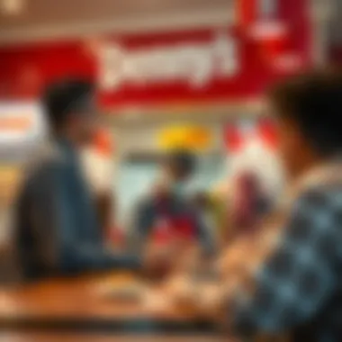 Exceptional Customer Service at Denny's Friendly staff providing customer service at Denny's