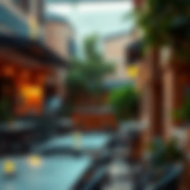 Charming Cafe Ambiance Charming ambiance of a local cafe in Damac Hills 2