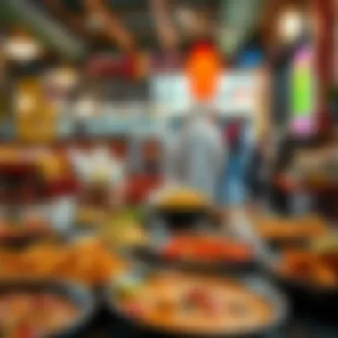 Delicious Array of Local Dishes Delicious array of dishes served in a local eatery in Damac Hills 2