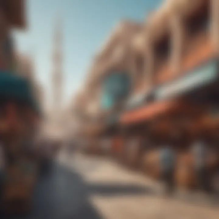 Vibrant cultural market reflecting Dubai's rich heritage