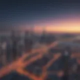 Stunning skyline of Dubai showcasing innovative architecture