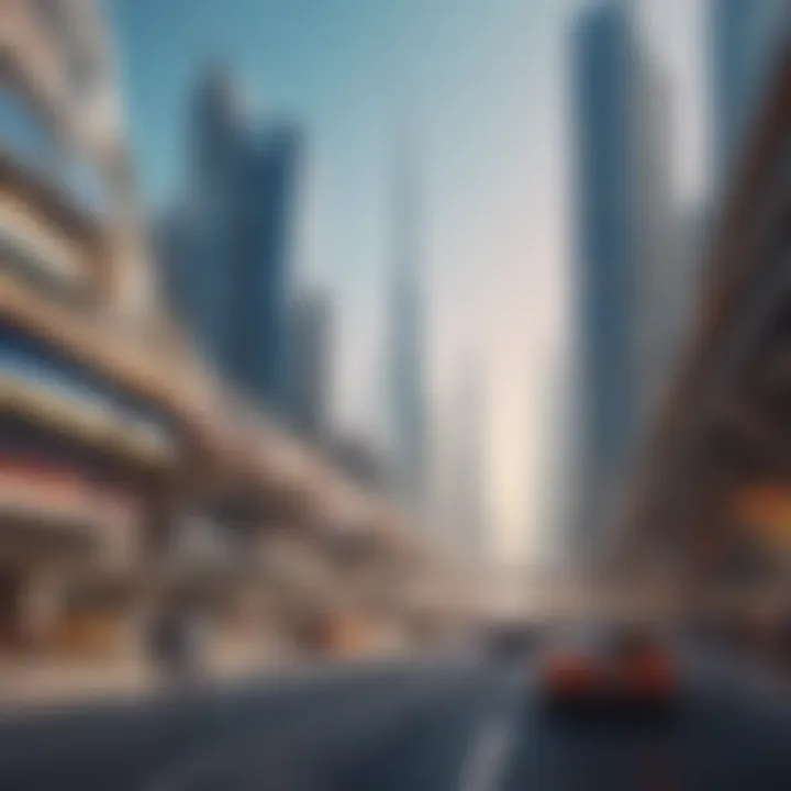 Futuristic technology exhibit in Dubai