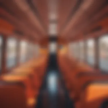 Interior of a Dubai bus