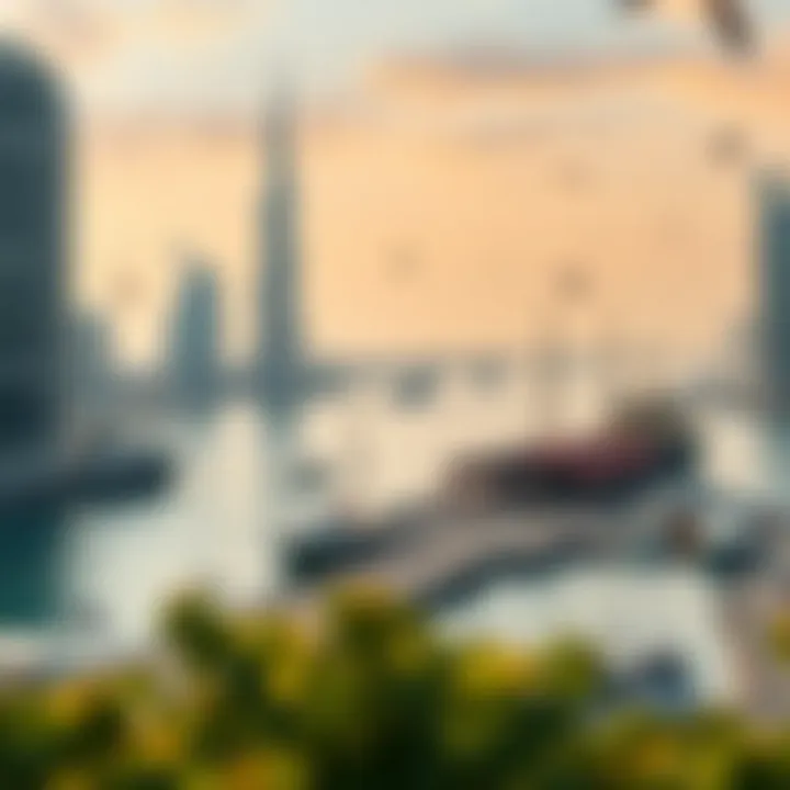 Eco-friendly initiatives at Dubai Harbor highlighting sustainability efforts