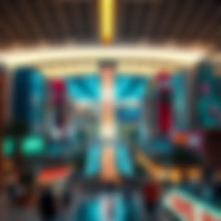 An overview of Dubai Hills Mall highlighting its vibrant atmosphere