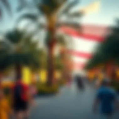 Vibrant Recreational Spaces Recreational areas filled with vibrant activities in the park