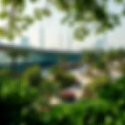 Stunning view of Dubai International Park showcasing lush greenery