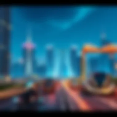 Modern infrastructure within Dubai Investment Park