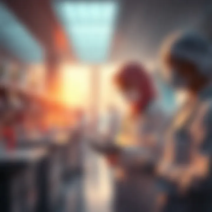 Healthcare professionals engaged in innovative research at Dubai Medical City