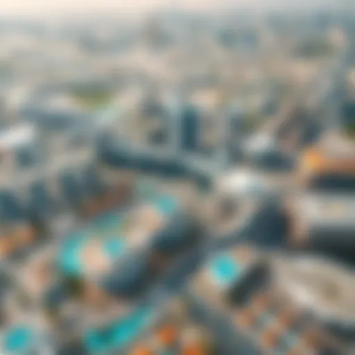 Aerial view of Dubai Silicon Oasis showcasing its modern architecture