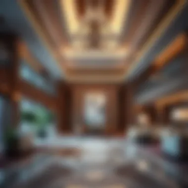 Opulent Lobby of Dune Residence Luxurious lobby area of Dune Residence featuring elegant decor and welcoming ambiance.