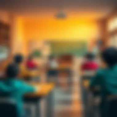 Classroom setting showcasing diverse curriculum