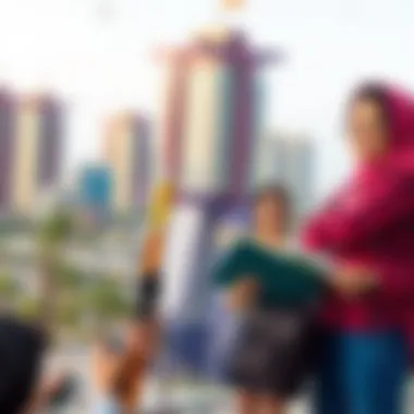 Parents discussing educational choices