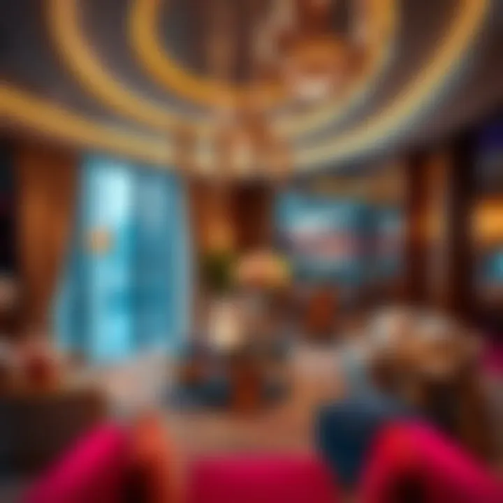 Luxurious interior design of a residence in Elite Residence