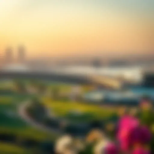 A Scenic View of Emirates Golf Club Emirates Golf Club breathtaking view