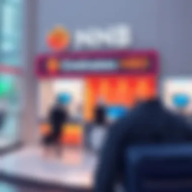 A digital banking service demonstration at Emirates NBD