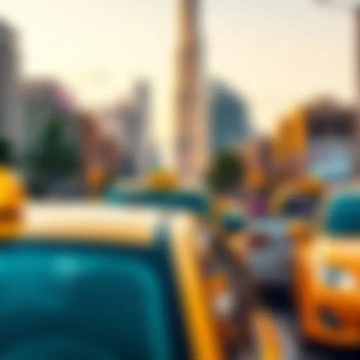 Taxi options available in Dubai