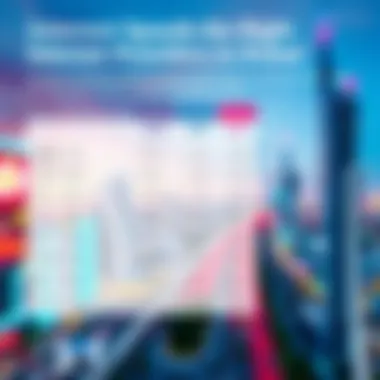 A detailed infographic showcasing the internet speeds offered by various providers in Dubai