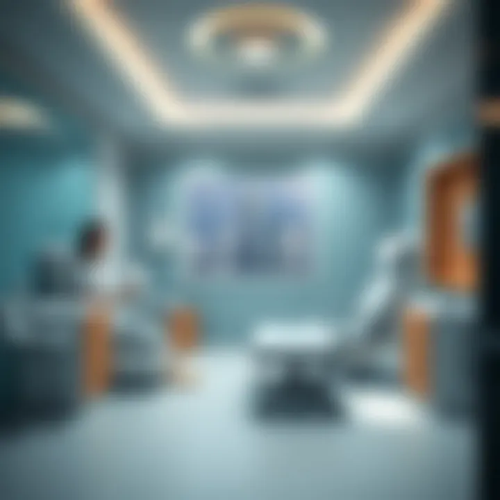 Patient consultation room designed for comfort and privacy