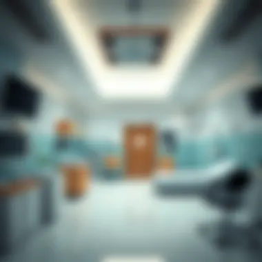 Interior of Al Azhar Clinic highlighting patient care areas