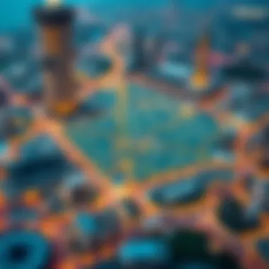 Map highlighting the pin code areas of Al Furjan