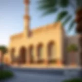 Exterior view of Al Furjan Pavilion showcasing its unique architectural style