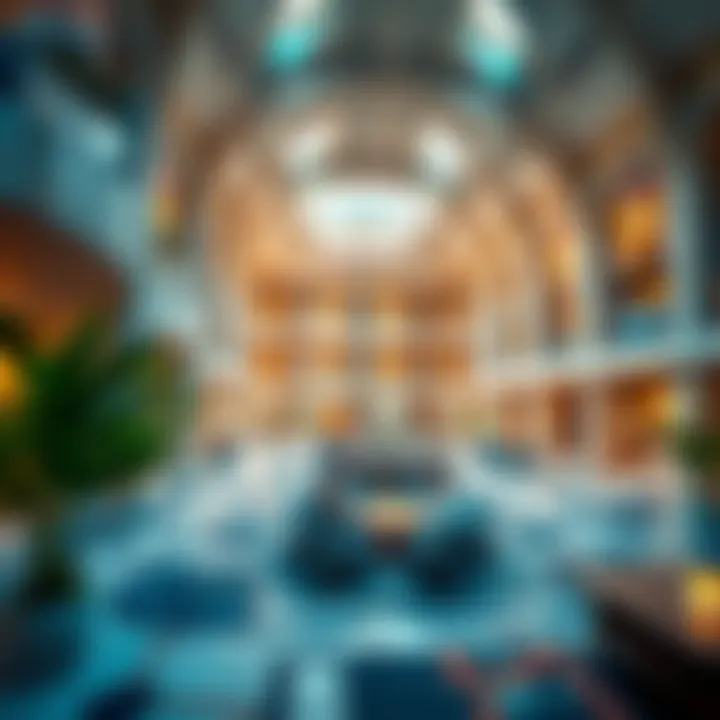 Community Spaces Inside Al Furjan Pavilion Interior of Al Furjan Pavilion highlighting the communal spaces