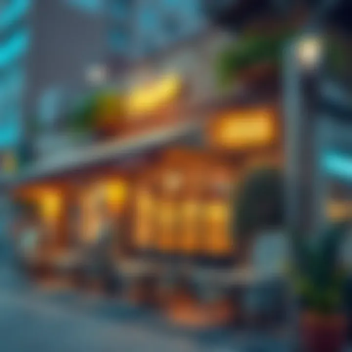 Charming café in Al Jafiliya with outdoor seating