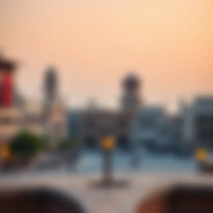 Cultural landmarks in Al Jafiliya reflecting the rich heritage of Dubai