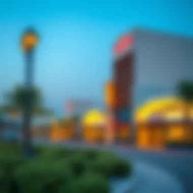 Modern amenities and recreational spaces in Al Jafiliya for visitors and residents