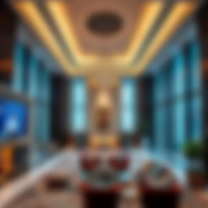 Luxurious interior amenities at Al Kaabi Building