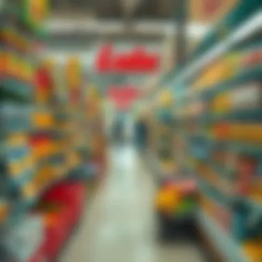 Diverse Product Offerings at Lulu Supermarket Aisles filled with diverse product selections, highlighting the supermarket's extensive range