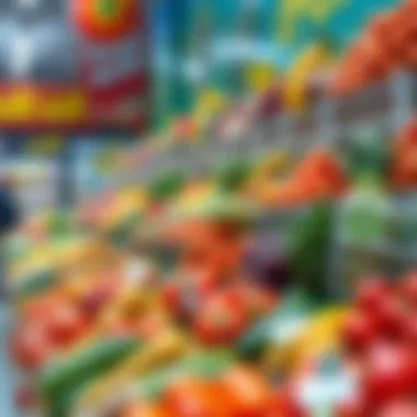 Fresh Produce Selection at Al Karama Lulu Supermarket Vibrant display of fresh produce available at Al Karama Lulu Supermarket