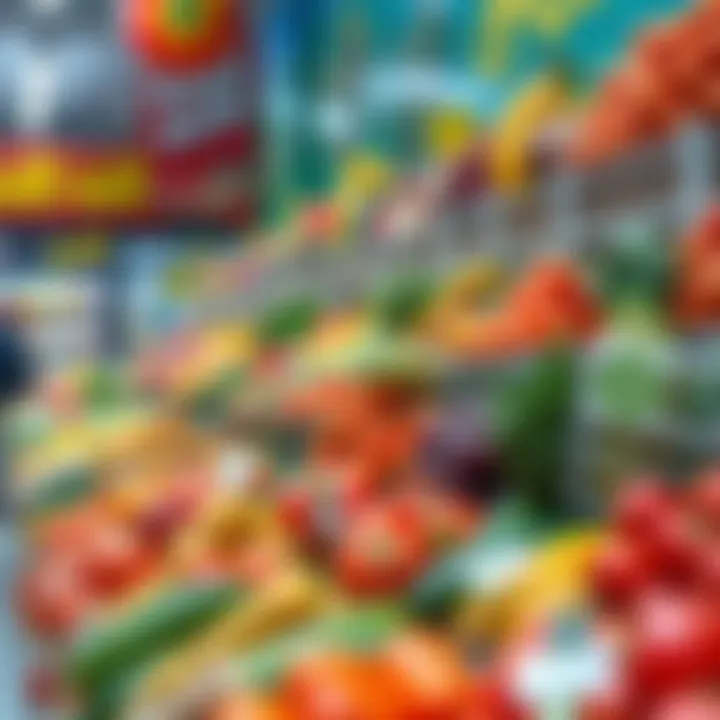 Fresh Produce Selection at Al Karama Lulu Supermarket Vibrant display of fresh produce available at Al Karama Lulu Supermarket