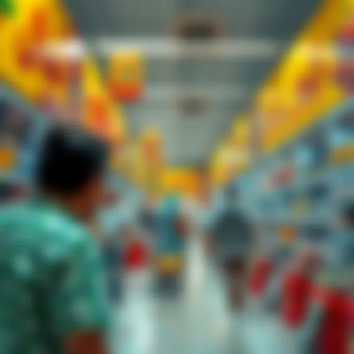 Engaging Shopping Experience at Al Karama Lulu Supermarket Engaging shopping experience within Al Karama Lulu Supermarket