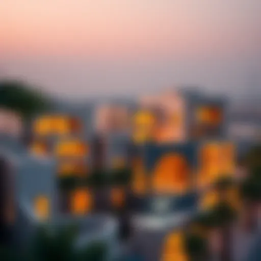 Stunning view of Al Liwan's modern architecture