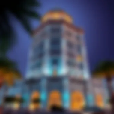 Architectural detail of Al Mamzar Building