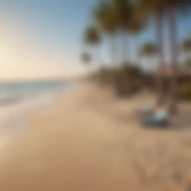 Serene Beach View in Al Meena A serene beach view in Al Meena, reflecting the tranquil lifestyle of the area
