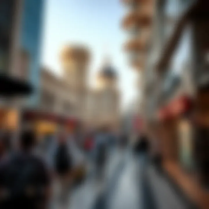 Entertainment activities happening within Al Mulla Plaza.