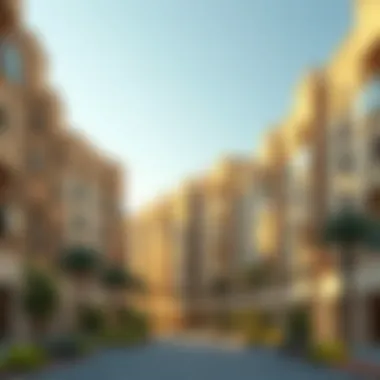 Diverse Housing Options in Al Quasais Modern residential buildings in Al Quasais illustrating housing options