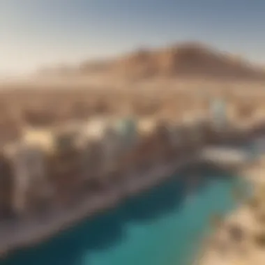 Architectural Diversity in Al Qusais A panoramic view of Al Qusais showcasing its architectural diversity