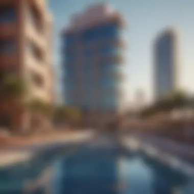 Contemporary Living in Al Qusais Modern residential buildings in Al Qusais reflecting contemporary living