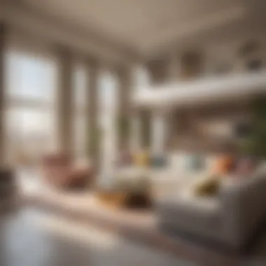 Luxury Living Spaces at Al Rimmal Residence Interior view of a luxury apartment in Al Rimmal Residence