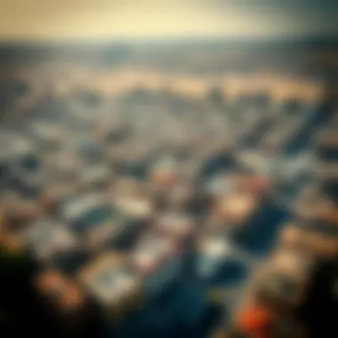 Aerial View of Al Satwa Aerial view of Al Satwa showcasing urban landscape