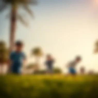 Children playing in the park