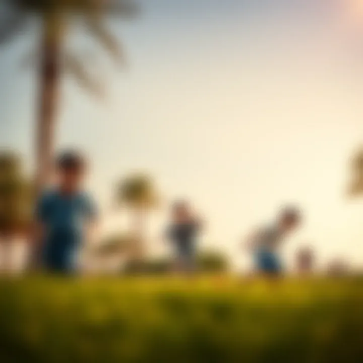 Children playing in the park