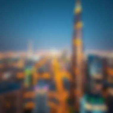 Stunning skyline view from Al Sima Tower