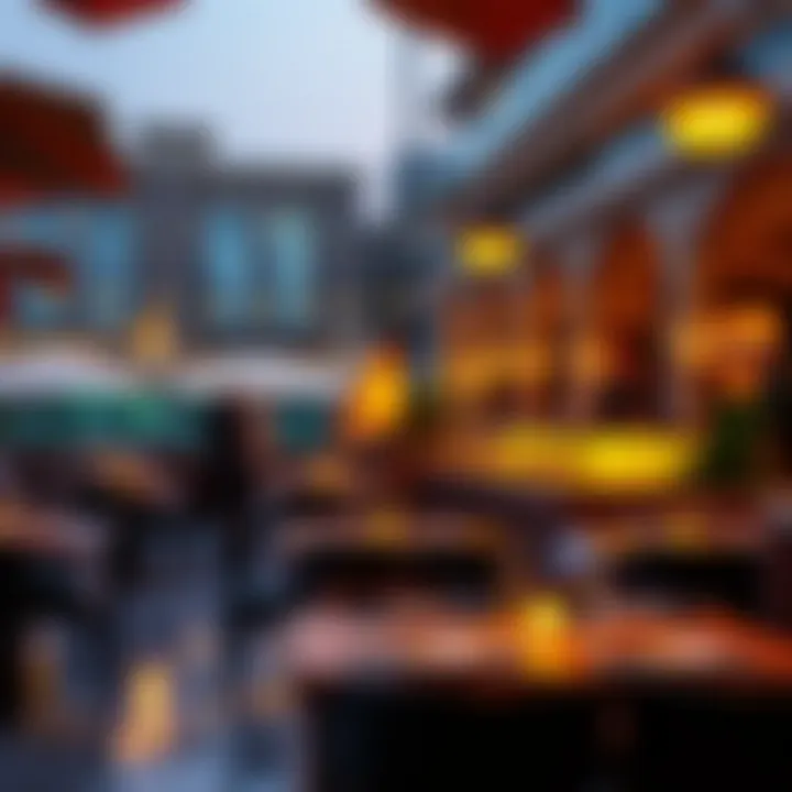 An exquisite dining setting at a local restaurant in Al Thanya