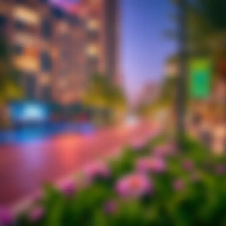 A picturesque park in Al Thanya where residents enjoy leisure activities